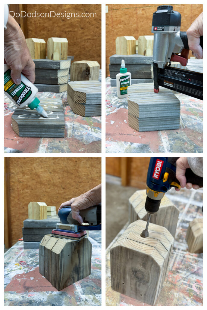 wooden pumpkins DIY