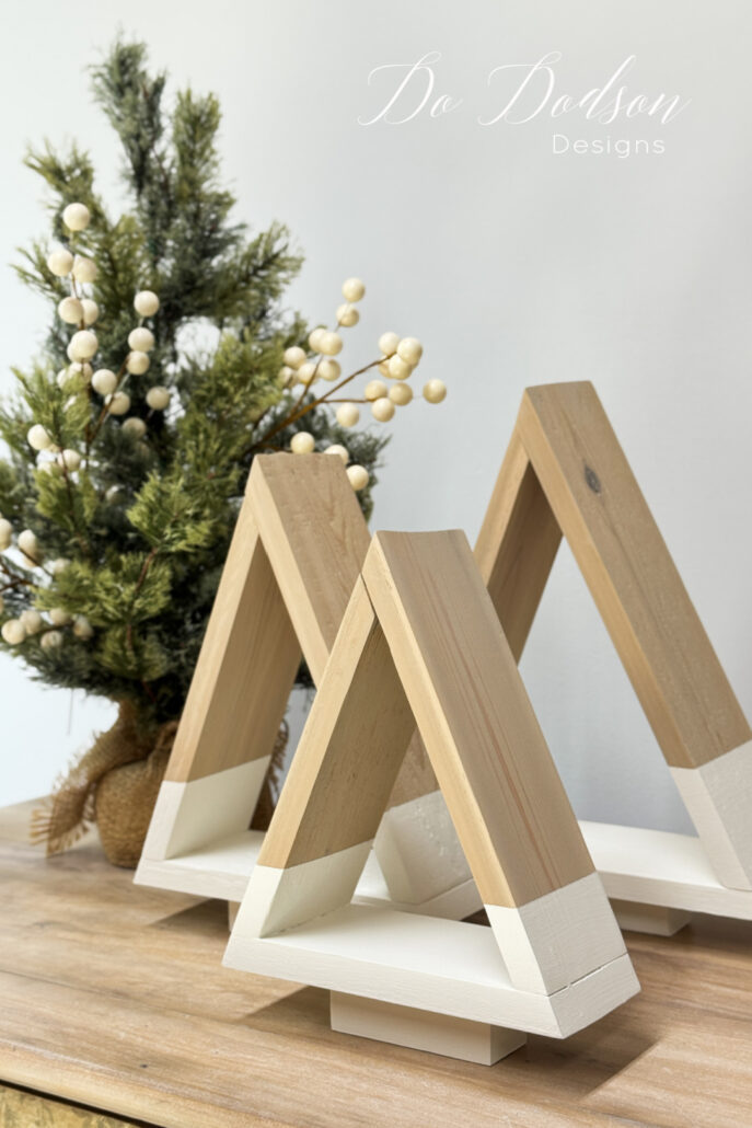 Modern DIY Wood Christmas Trees