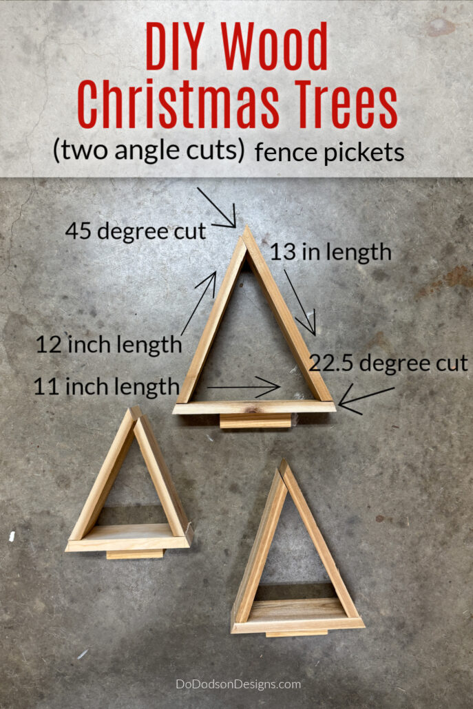 DIY Wood Christmas Tree Plans