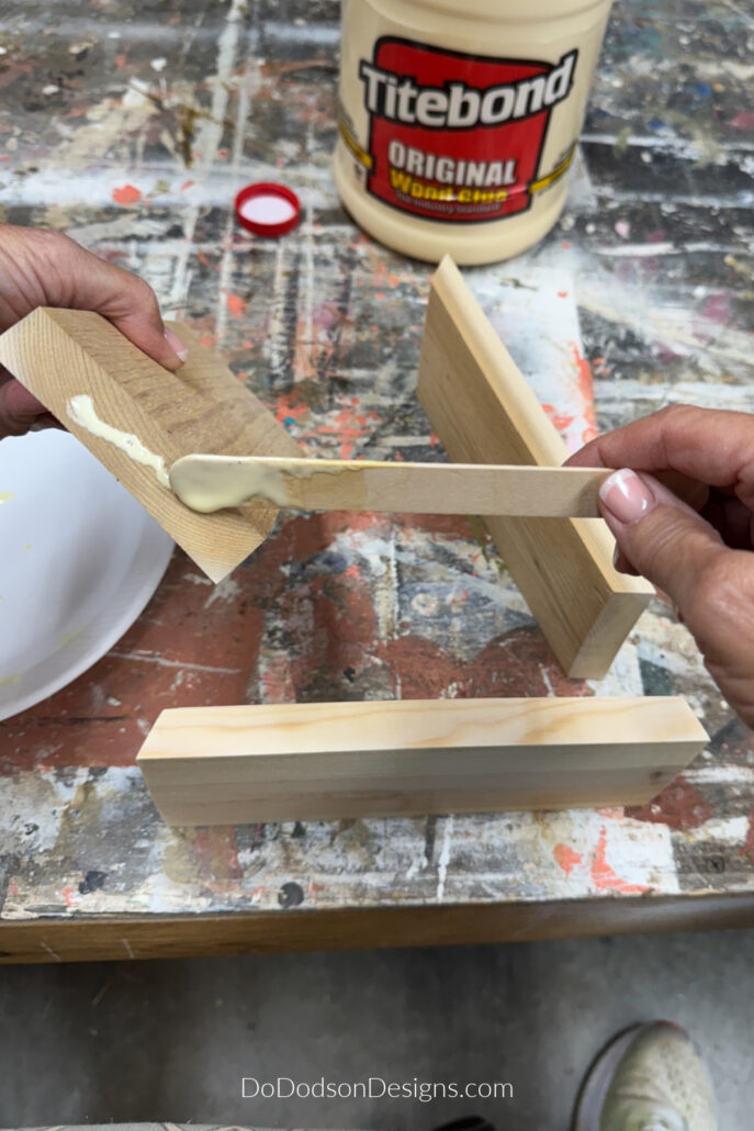 Easy Wood Christmas Tree Craft