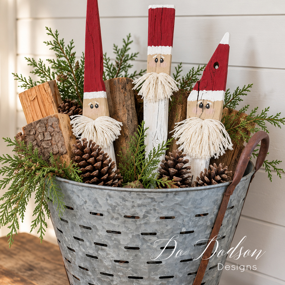 Scrap Wood Santa Claus (DIY Christmas Crafts)
