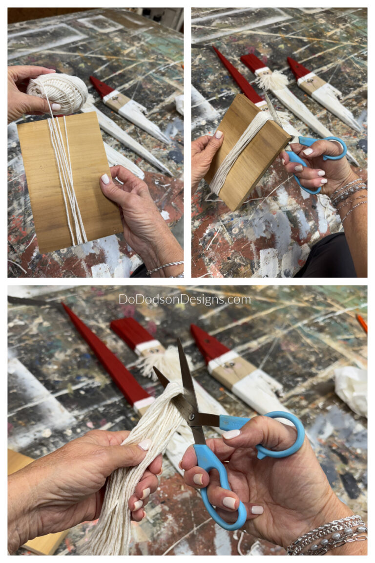 Scrap Wood Santa Claus (DIY Christmas Crafts) - Do Dodson Designs