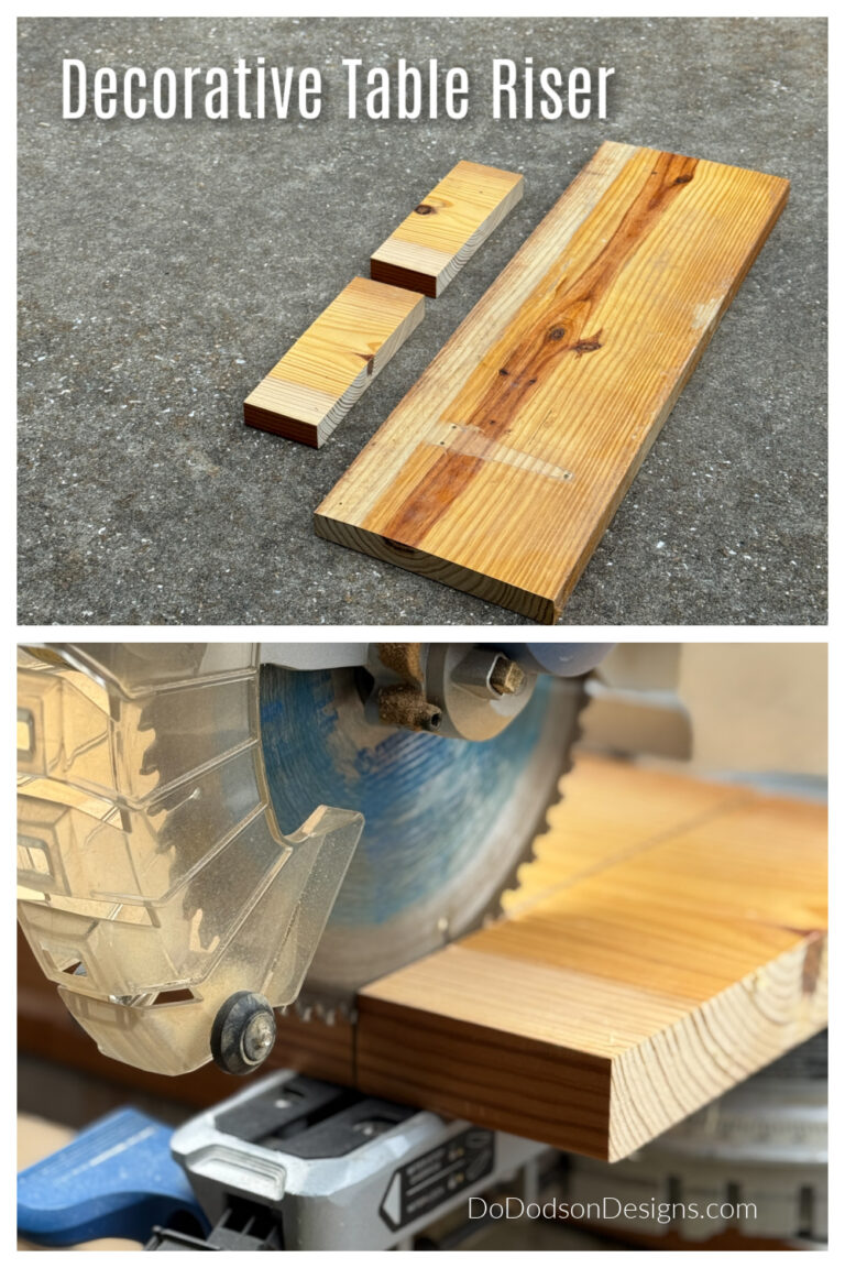 Structual Riser Wood DIY Decorative Riser Made From Scrap Wood - Do Dodson Designs