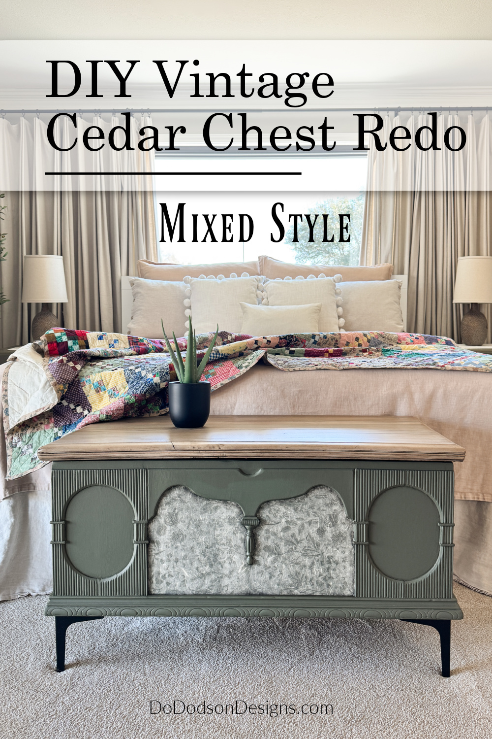 How I Gave A Vintage Cedar Chest A Modern Redo