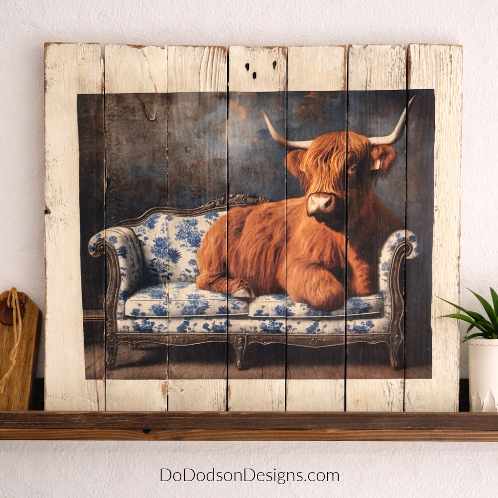 How To Decoupage With Paper On Wood (Tutorial)