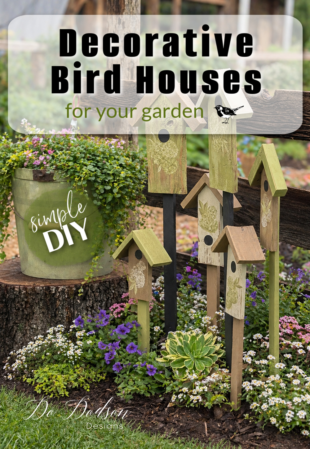 Make Easy Decorative Bird Houses...Don’t Toss That Scrap Wood!