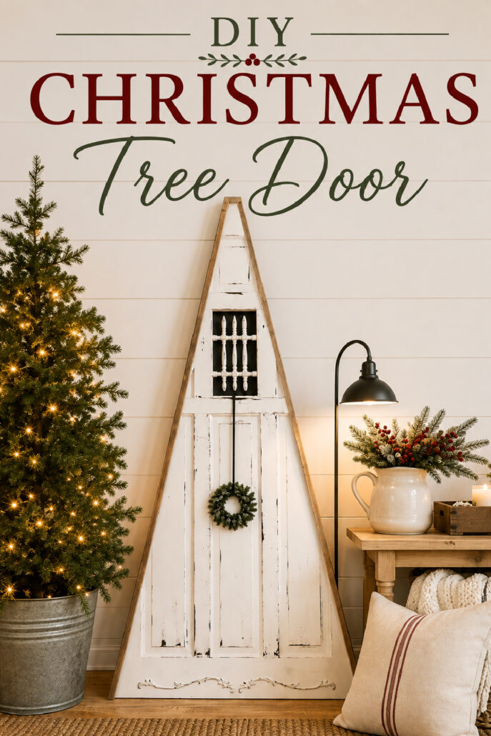 DIY Christmas Tree Door